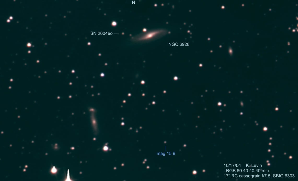SN 2004eo - Supernova in NGC 6928