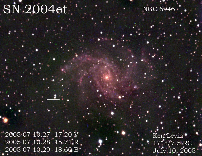 SN 2004et - Supernova in NGC 6946
