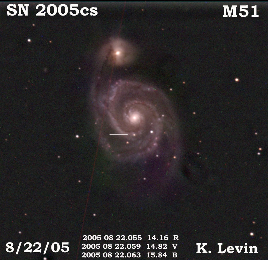 SN 2005cs - Supernova in M51