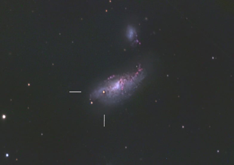 SN 2008ax - Supernova in NGC 4490